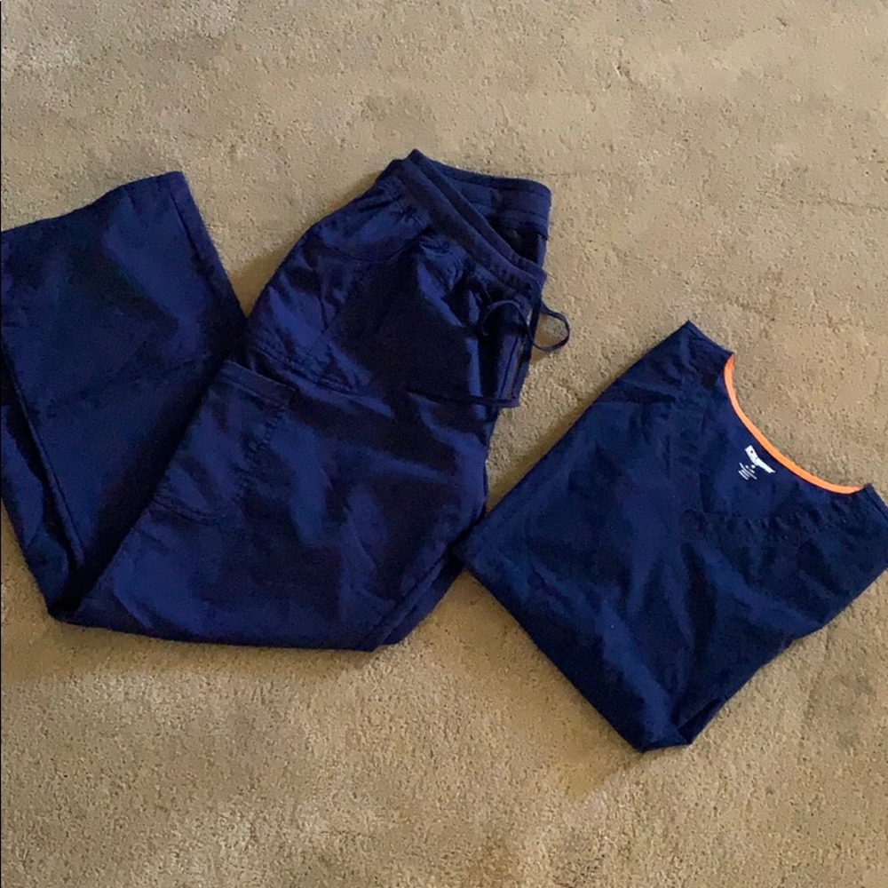 Navy blue Scrub Set